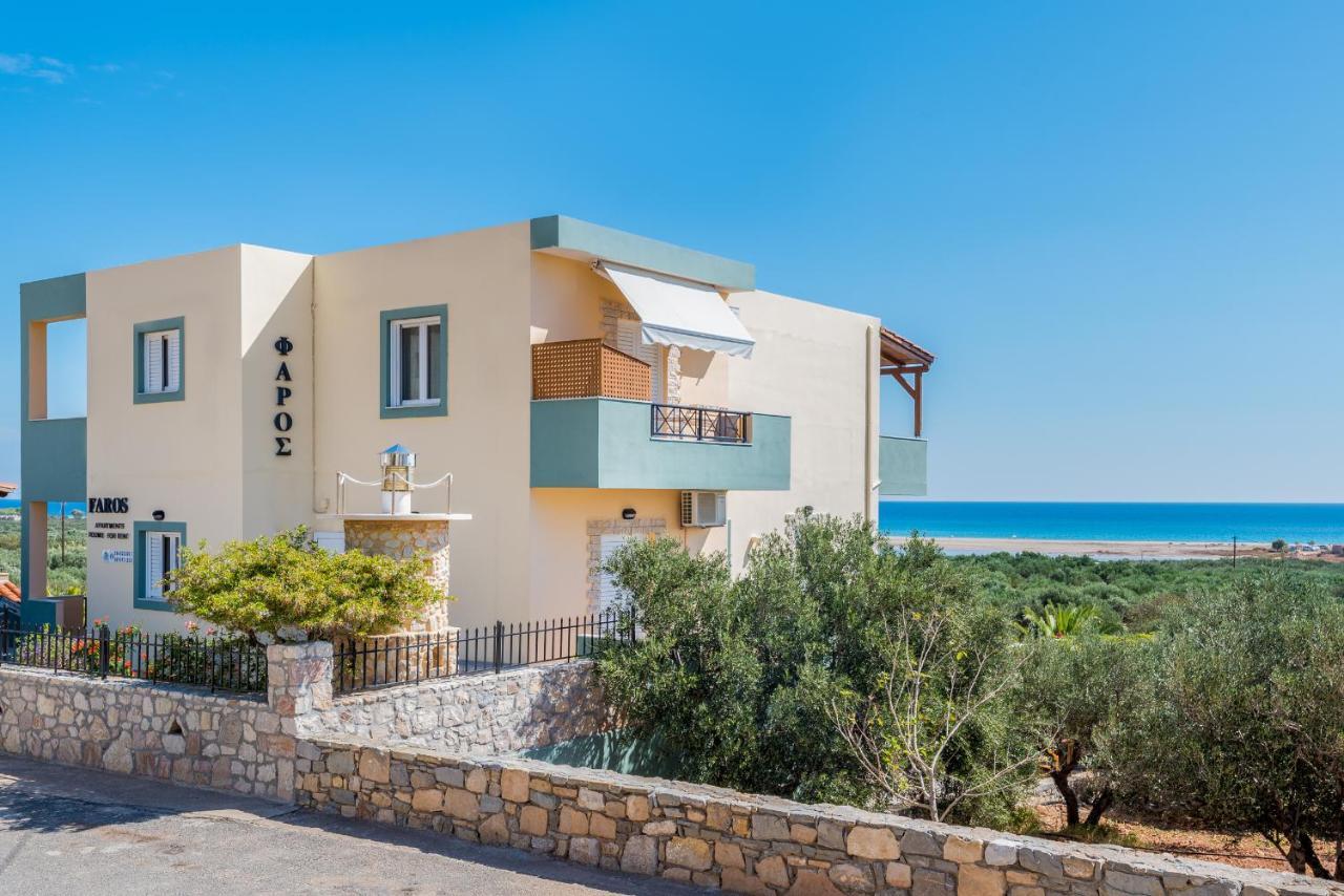 Faros Apartments Xerokampos  Eksteriør bilde